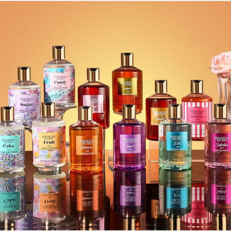 Perfume Fragrance Shower Gel - Women's Shower Gel 300ml, Fragrance Shower