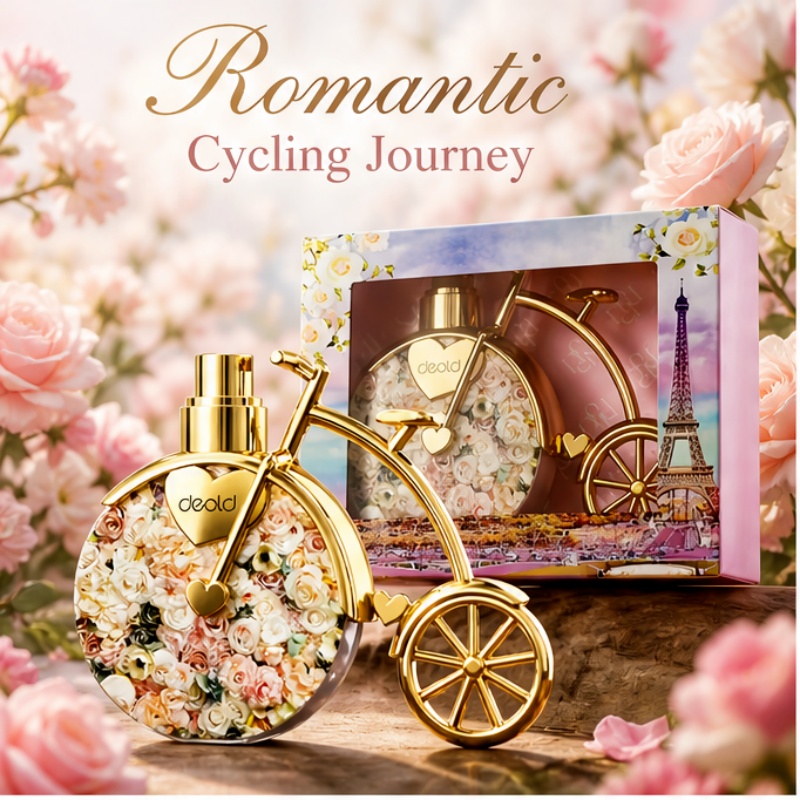 Perfume Floral Fragrance - Floral bicycle design lady perfume -
