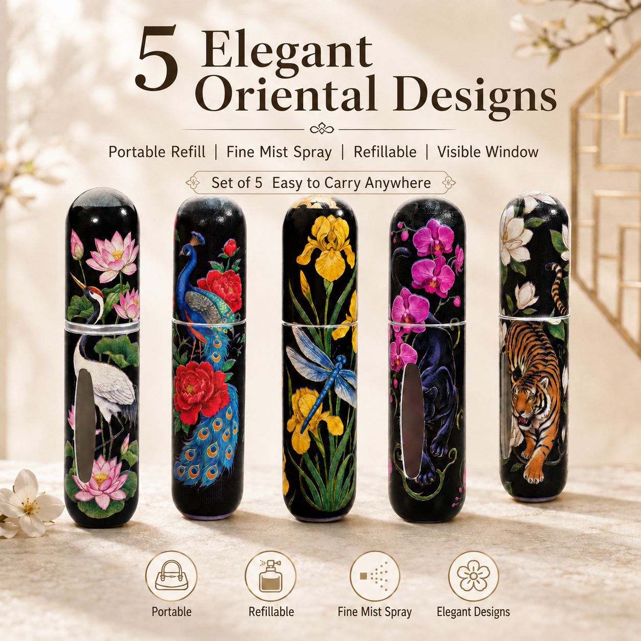 5pcs Flower and Bird Secret Re - Perfume Fragrance Direct recension och pris