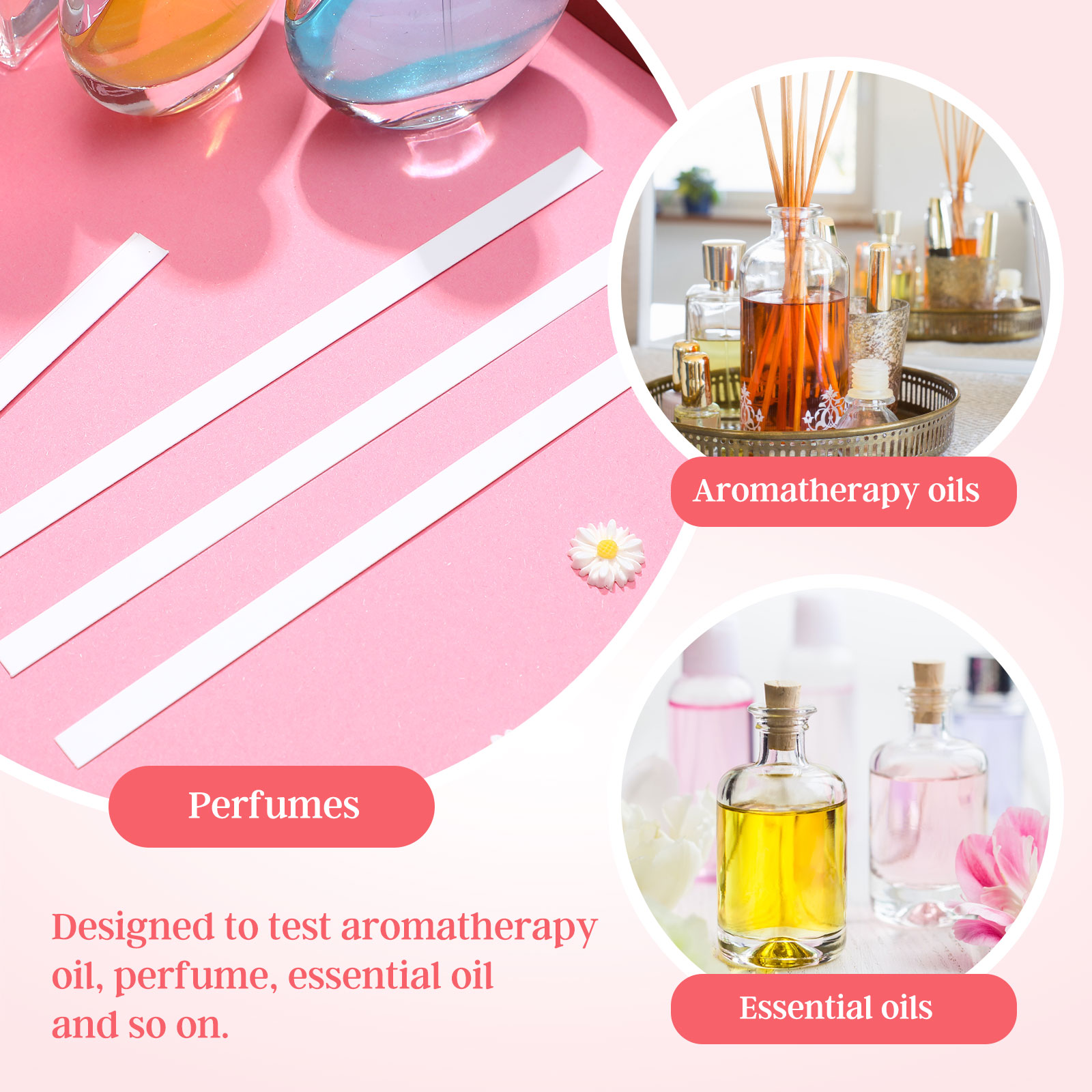 500Pcs White Outfit Scented St - Perfume Fragrance Base recension och pris