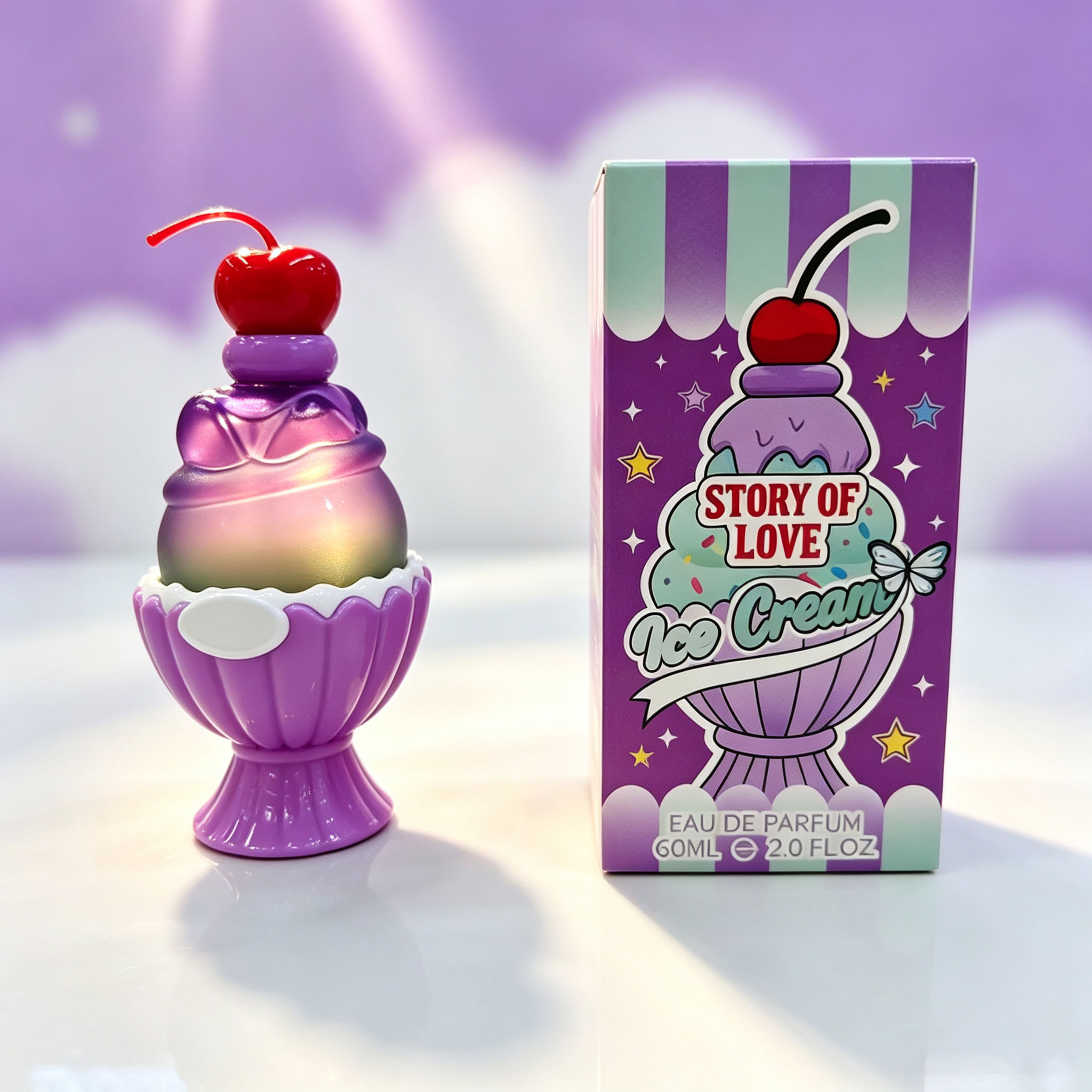 Cute Ice Cream Shaped Eau De P - Perfume Floral Fragrance recension och pris