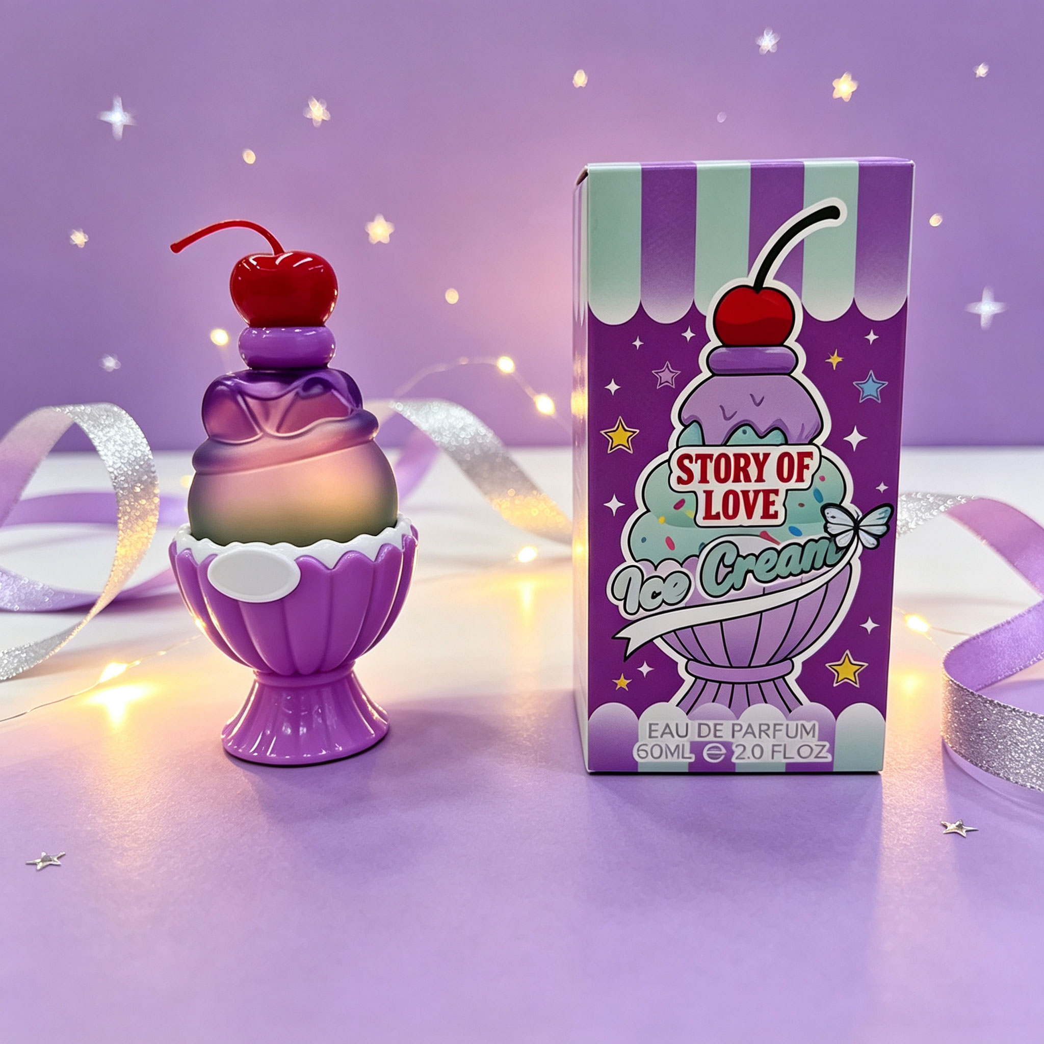 Cute Ice Cream Shaped Eau De P - Perfume Floral Fragrance recension och pris