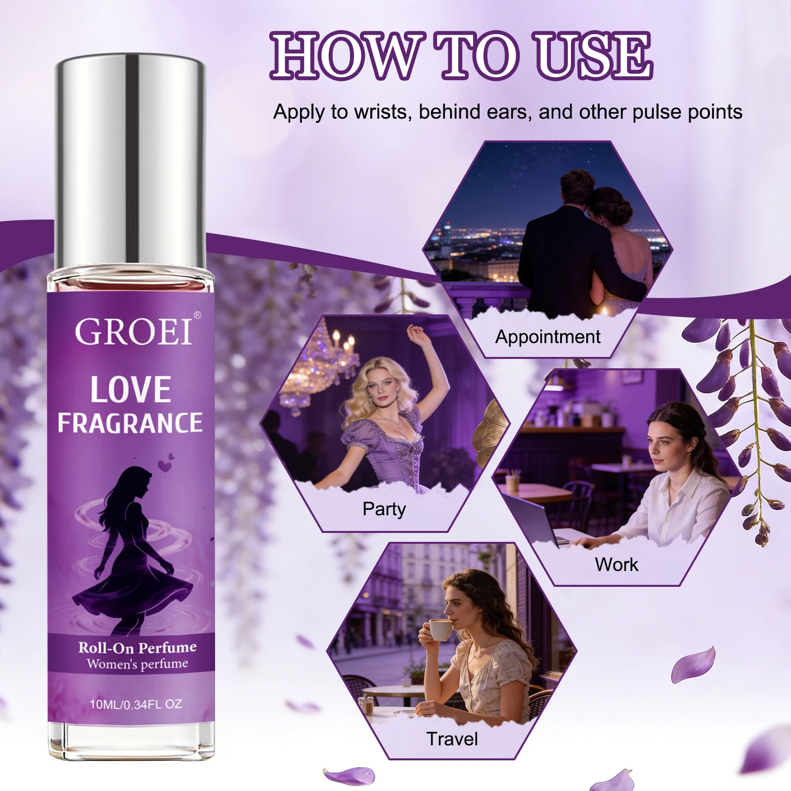 10ml GROEI Women Roll On Perfu - Fragrance-Oils Perfume recension och pris