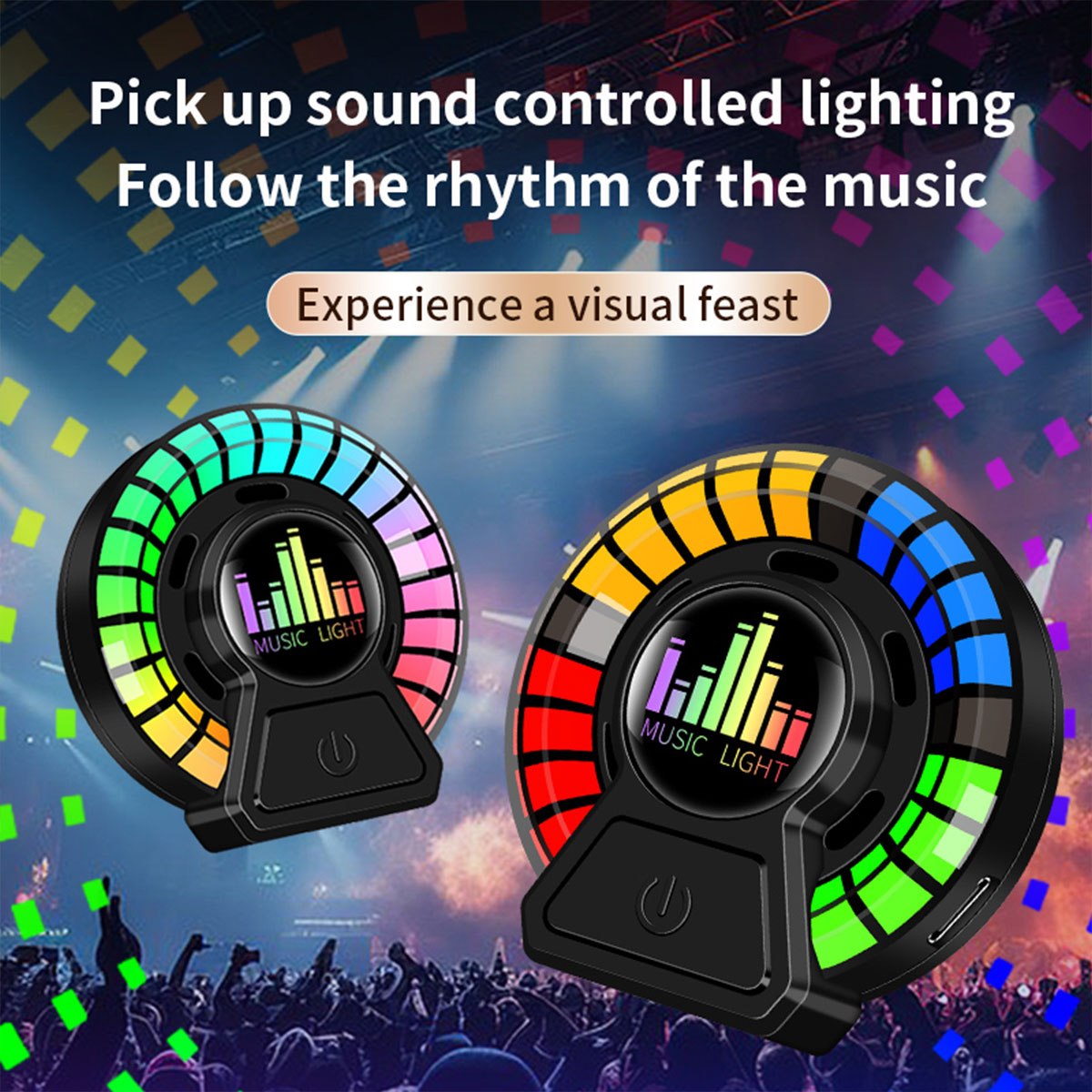 LED Sound Pickup Lamp Mini Sol - Perfume Fragrance Outlet recension och pris