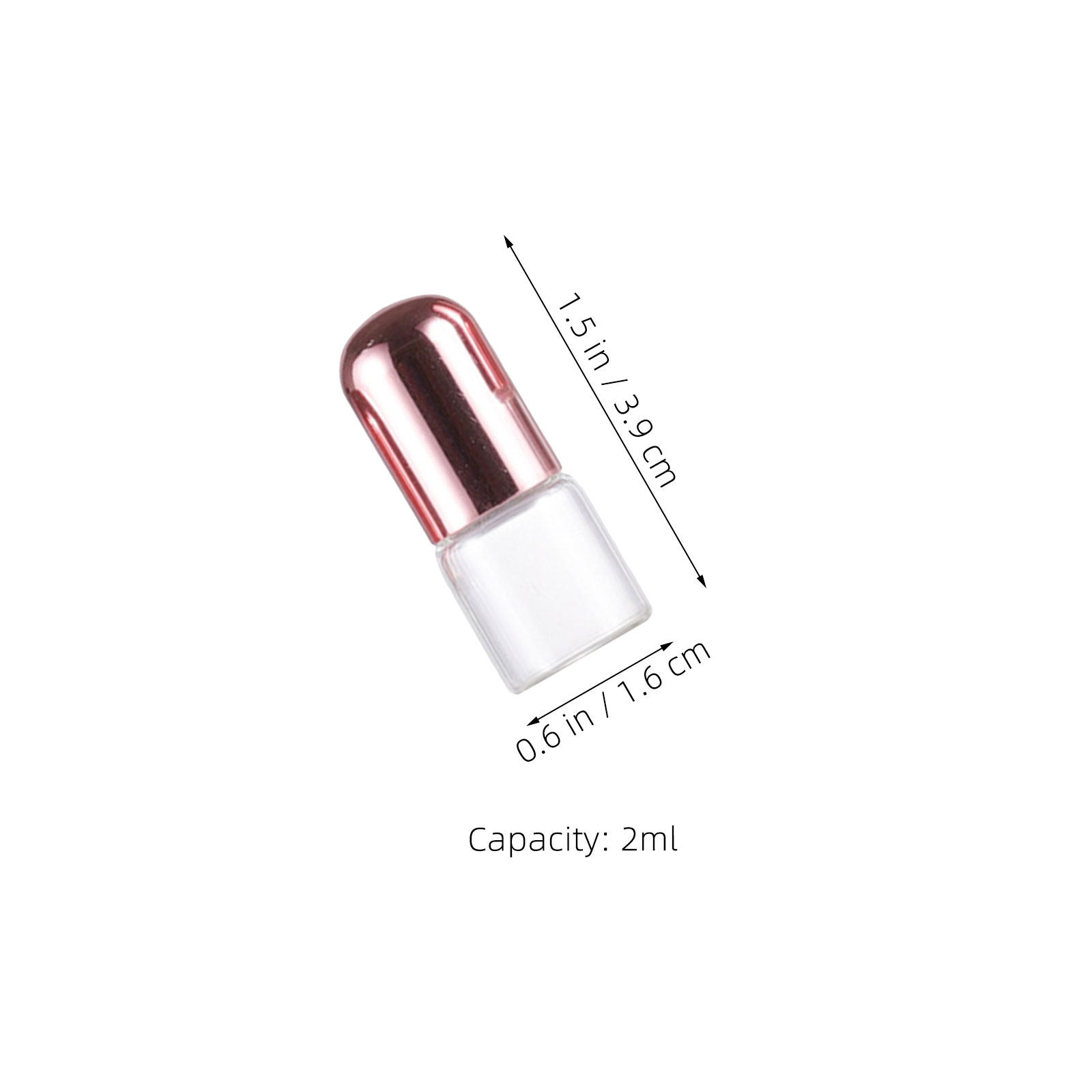 20Pcs Mini Glass Roller Bottle - Perfume Refill Bottle recension och pris