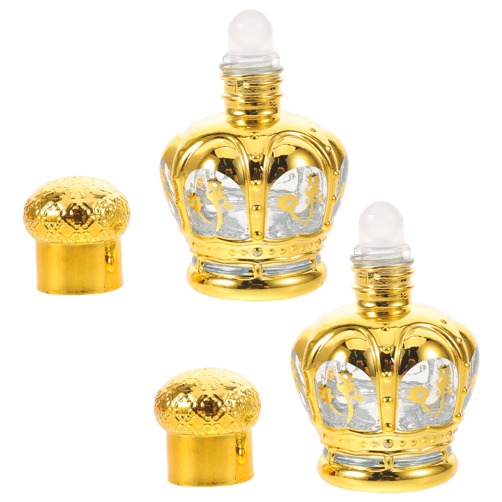 2Pcs 12Ml Clear Glass Roll on  - Perfume Refill Bottle recension och pris