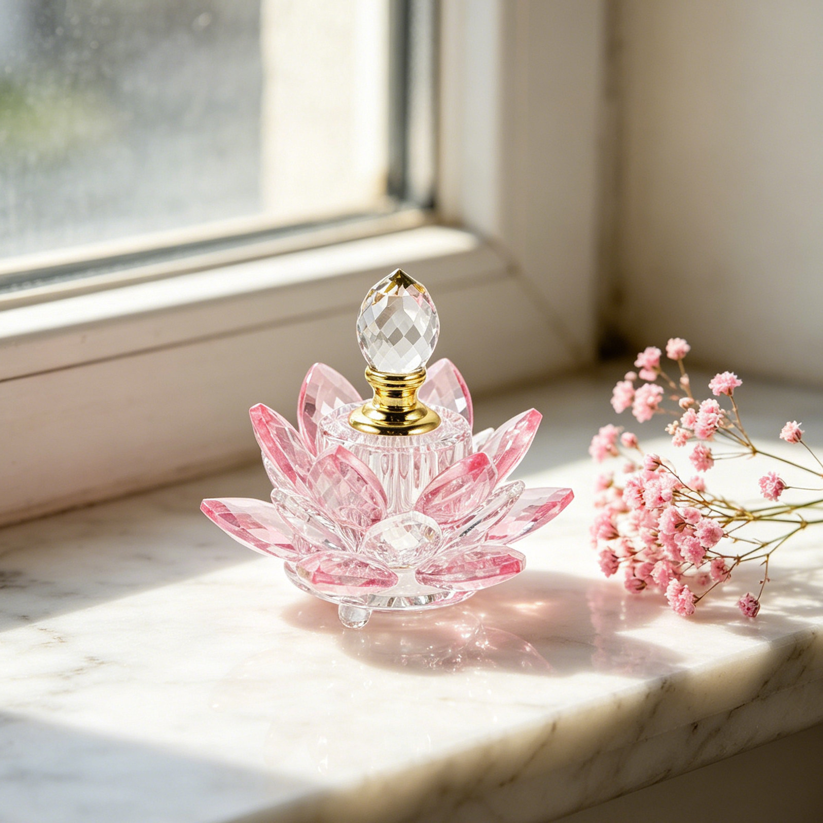 Refillable Crystal Lotus Flowe - Perfume Refill Bottle recension och pris