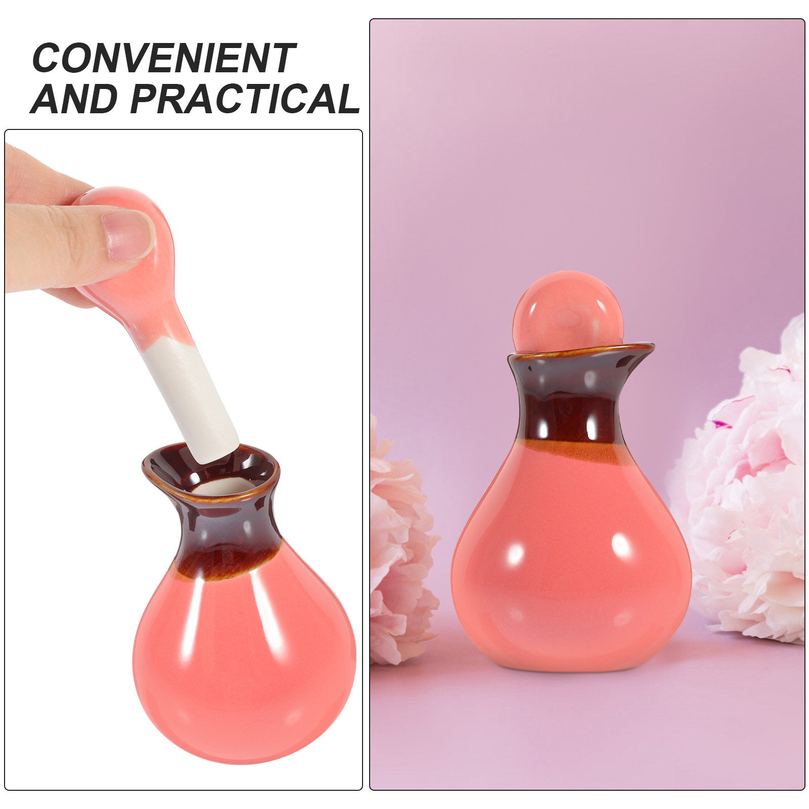 1Set Essential Oil Bottle Cera - Perfume Refill Bottle recension och pris