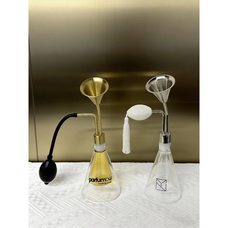 Golden‑Head Glass Smelling Bot - Perfume Fragrance Shop recension och pris