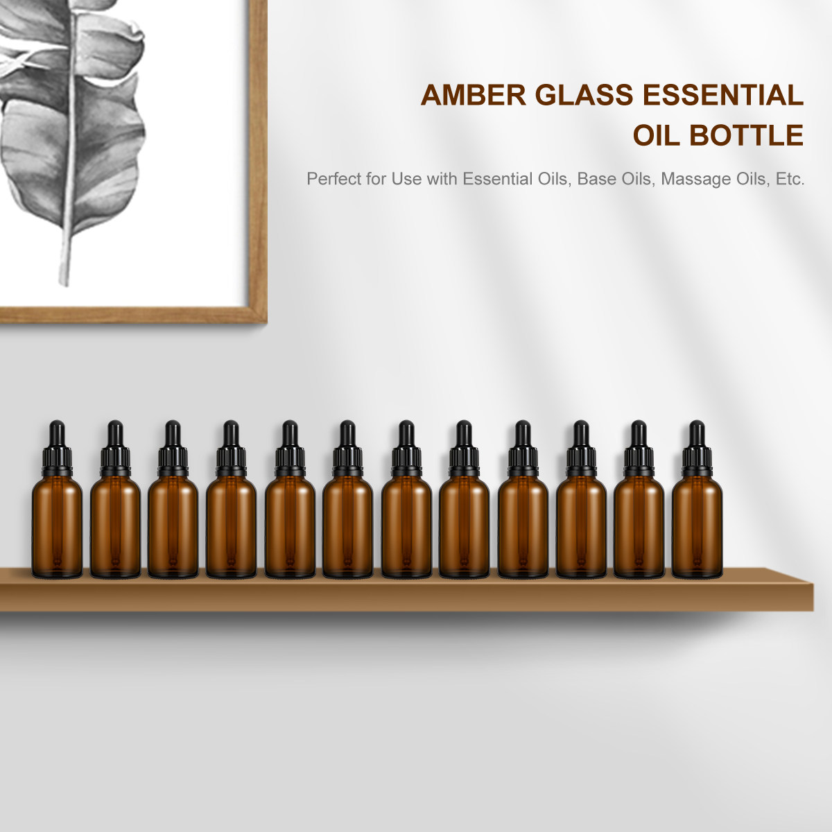 12Pcs Amber Glass Refillable E - Perfume Refill Bottle recension och pris
